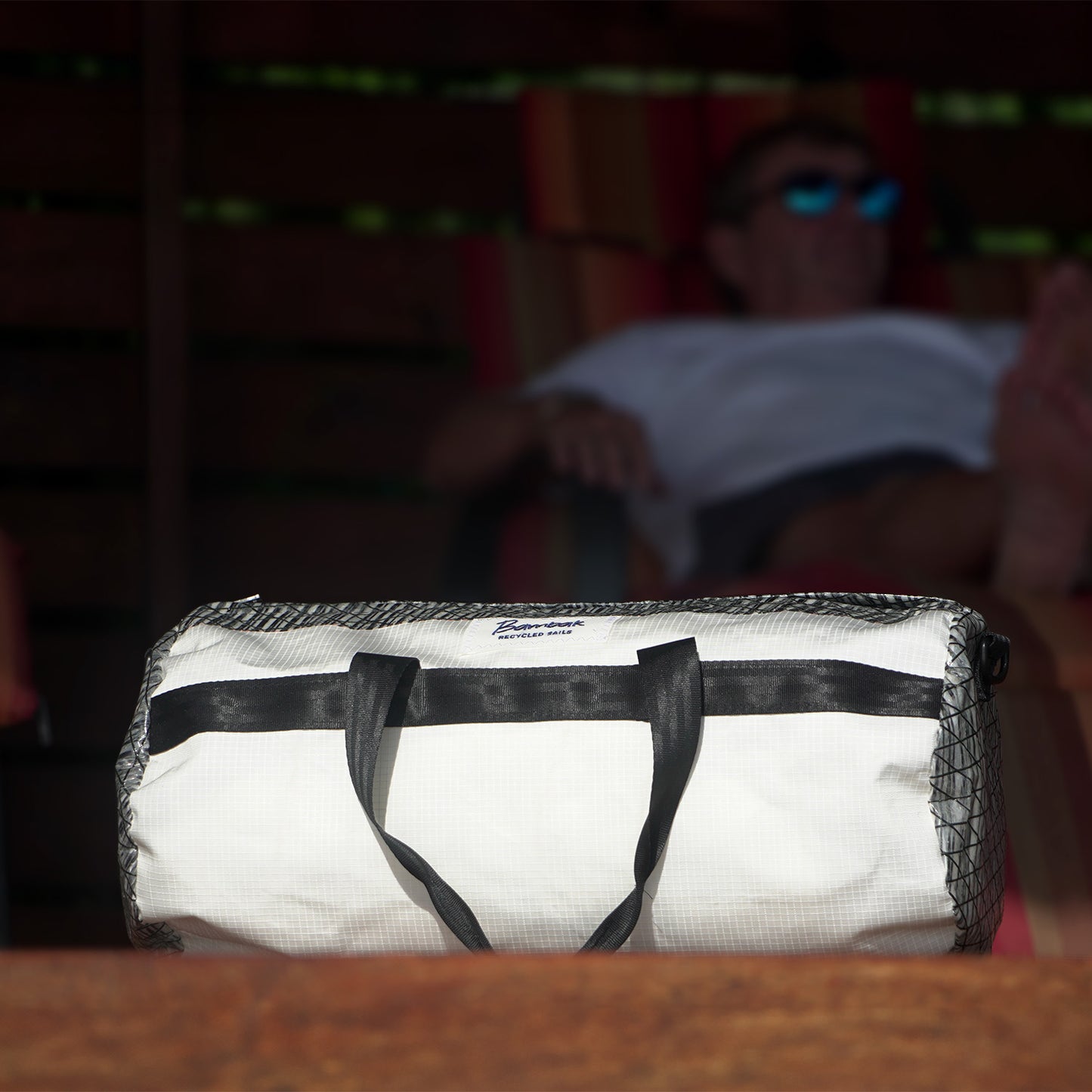 Cruiser Duffel - White and Graphite