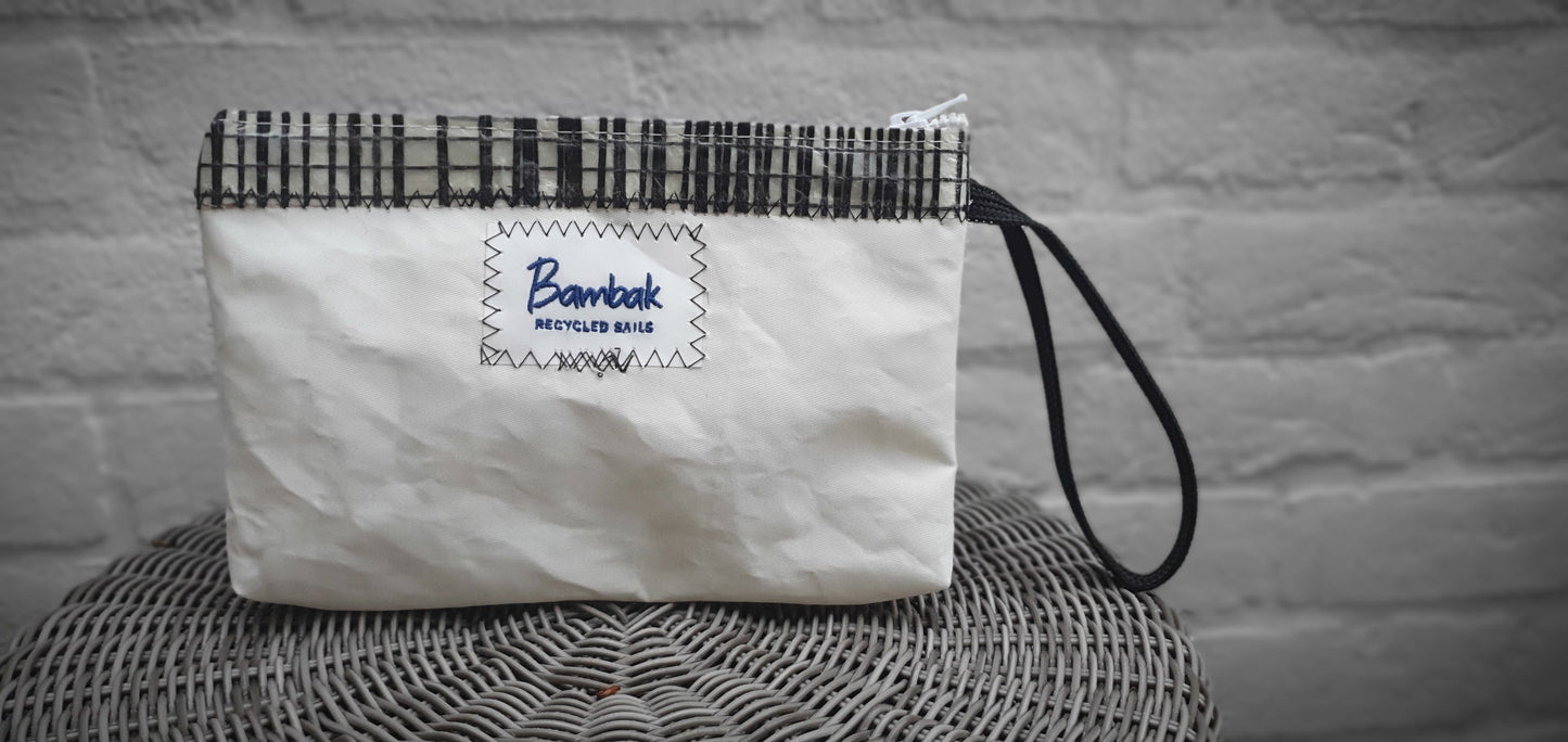 Port side Wallet - White and Graphite