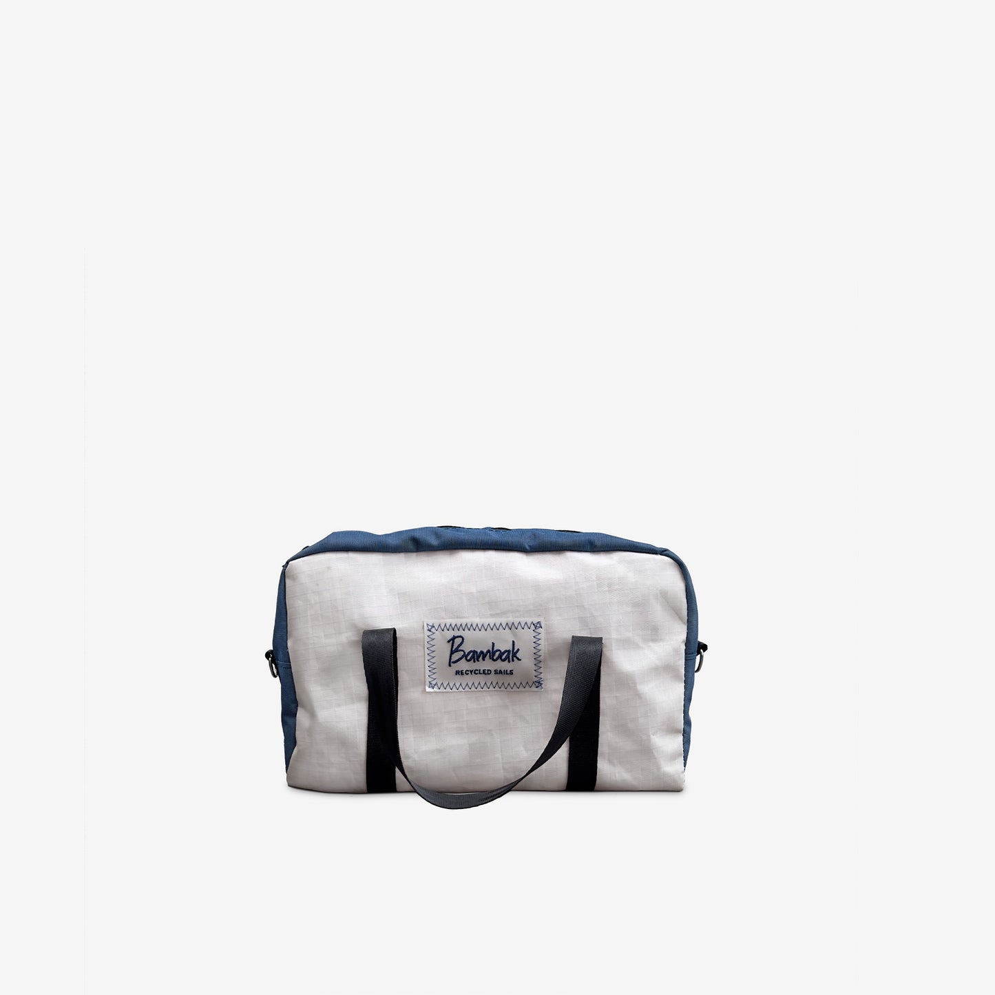 Coastal Shoulder Bag - White and Blue